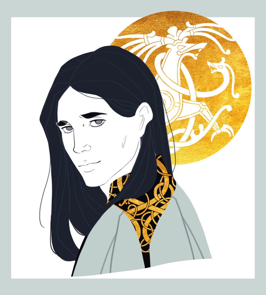 Narvi portrait, by Lilithsaur